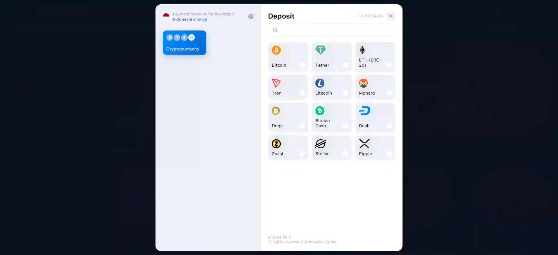 Best 1win Deposit Methods for Players in Indonesia